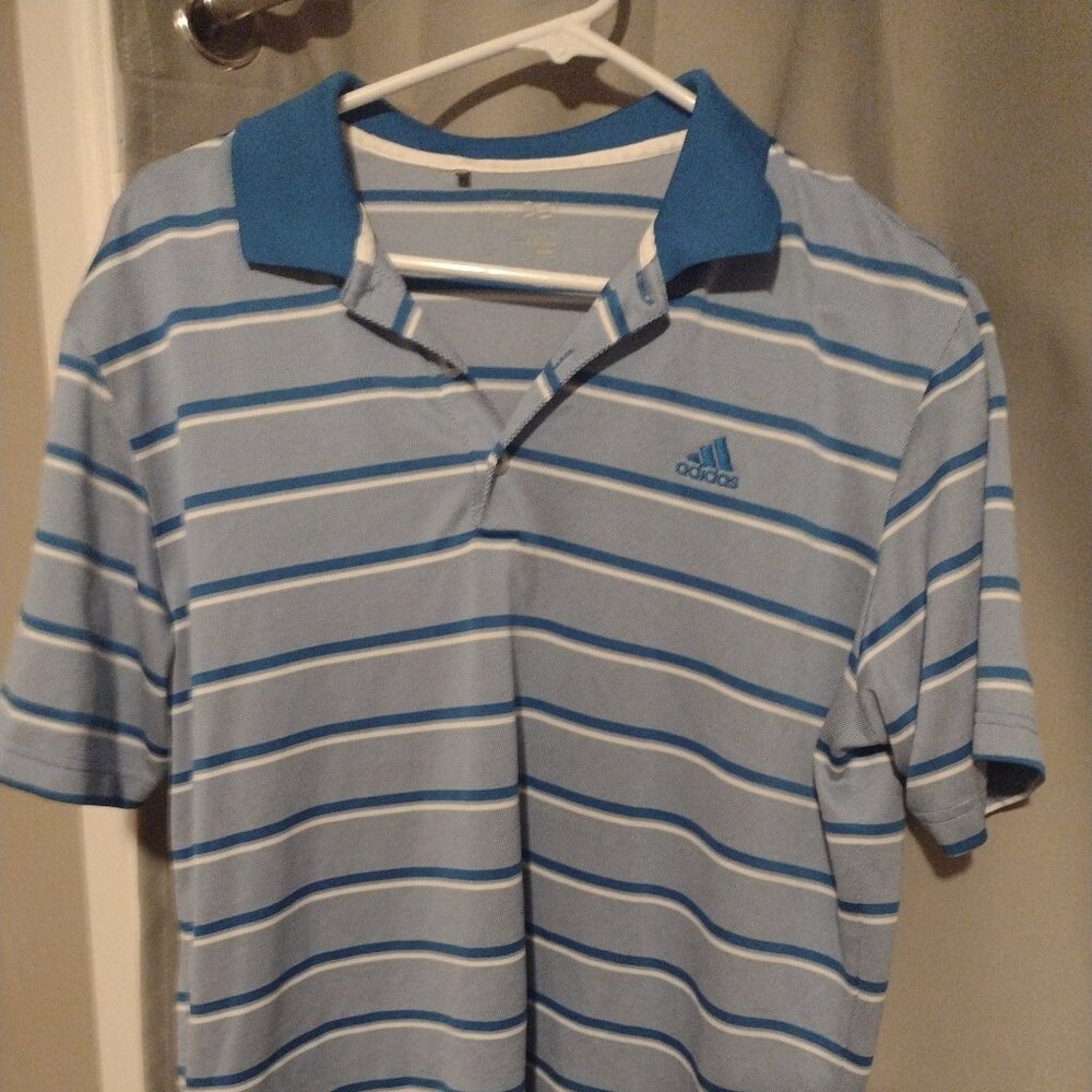 Mens Adidas medium performance polo shirt